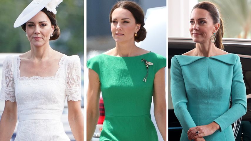 Karibik-Reise: Herzogin Kate verzaubert in gleich drei Looks
