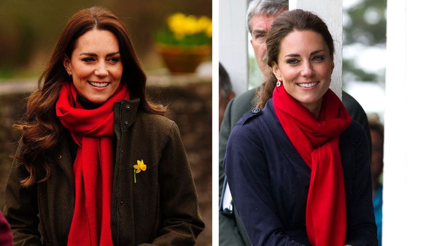 Lieblingsteil: Diesen Schal trägt Herzogin Kate seit 2011