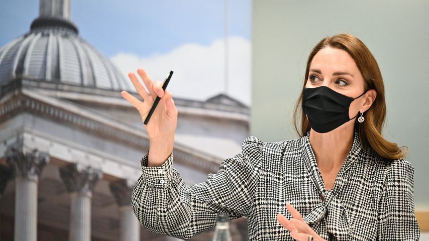 Herzogin Kate bei ihrem Besuch im Zentrum für Langzeitstudien, Oktober 2021