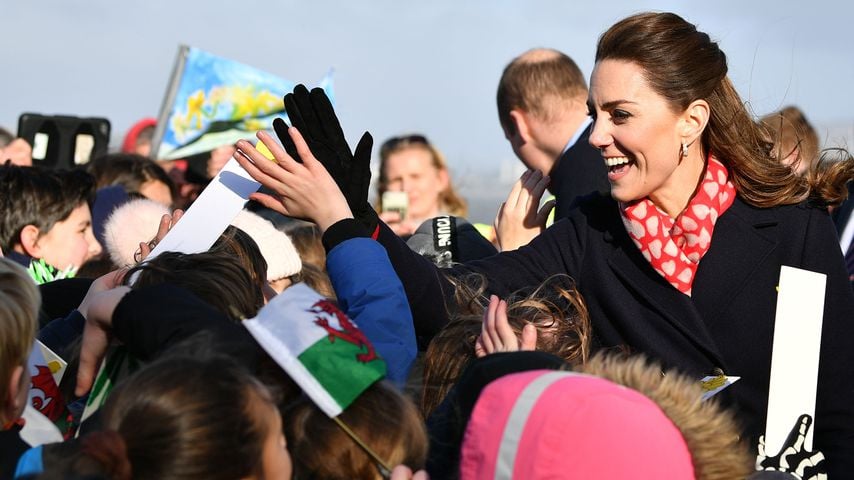 Herzogin Kate beim Besuch der "Royal National Lifeboat Institution" in Mumbles im Februar 2020