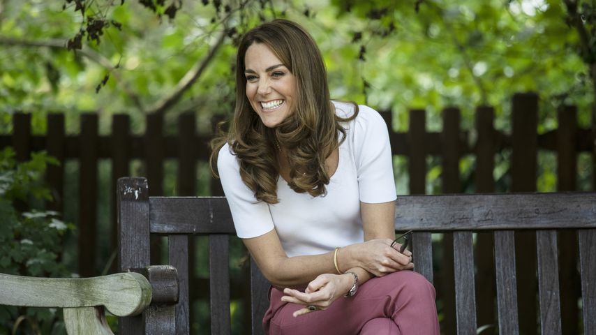 Herzogin Kate im Battersea Park in London