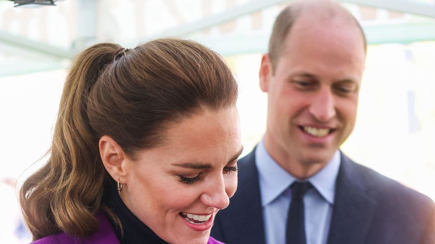Furchtlos! Hier spielt Herzogin Kate mit einer Vogelspinne