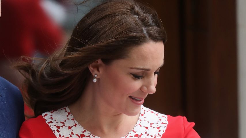 Herzogin Kate und Prinz Louis im April 2018