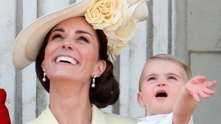 Herzogin Kate und ihr Sohn Prinz Louis im Juni 2019