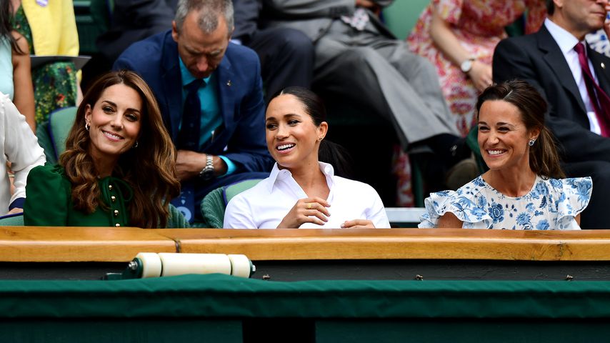 Sogar im Trio: Kate, Meghan & Pippa gut gelaunt in Wimbledon