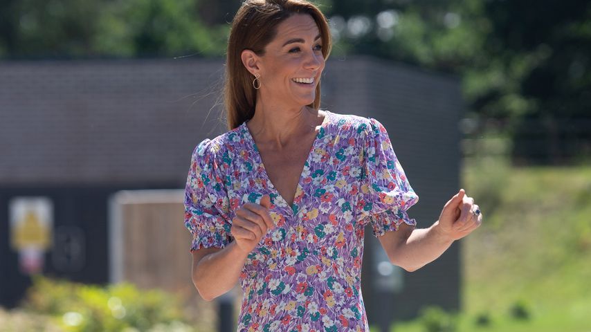 Herzogin Kate in Framlingham Earl im Juni 2020