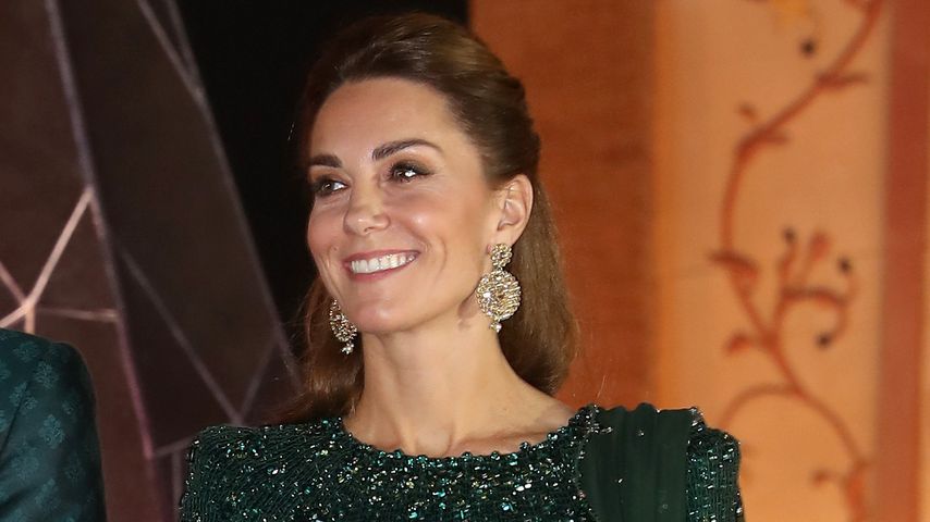 Traum in Grün: So schön strahlt Kate bei Gala in Pakistan