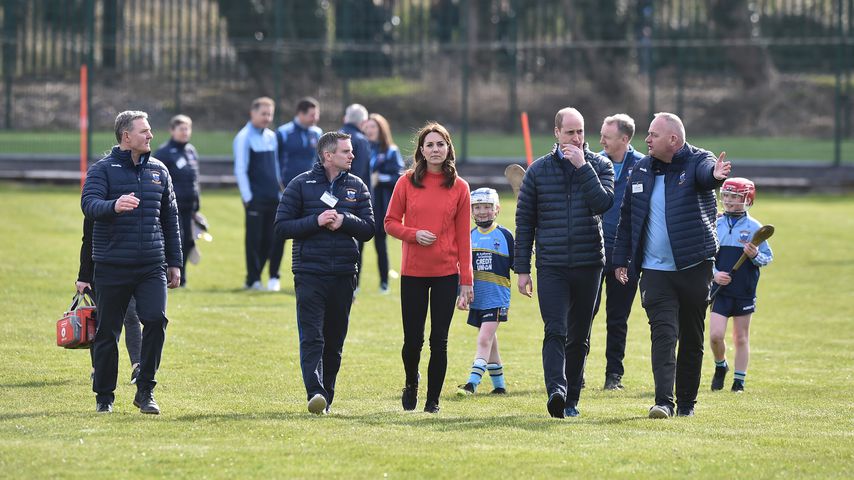 Herzogin Kate bei einem Gaelic-Football-Match in Galway im März 2020
