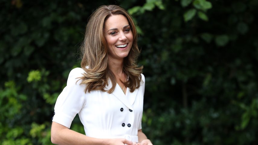 Herzogin Kate bei einem Besuch der Wohltätigkeitsorganisation Baby Basics im August 2020