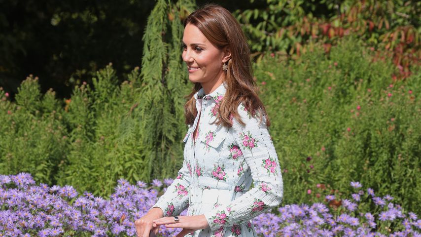 Herzogin Kate bei ihrem Besuch im RHS Garden Wisley, September 2019