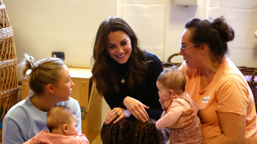 Herzogin Kate bei ihrem Besuch im Ely & Caerau Children's Centre