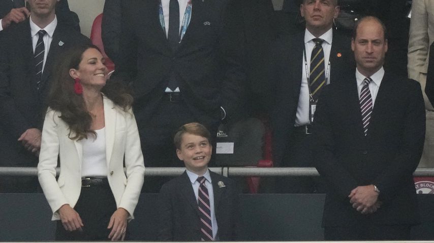 Herzogin Kate, Prinz George und Prinz William beim EM-Finale, 2021