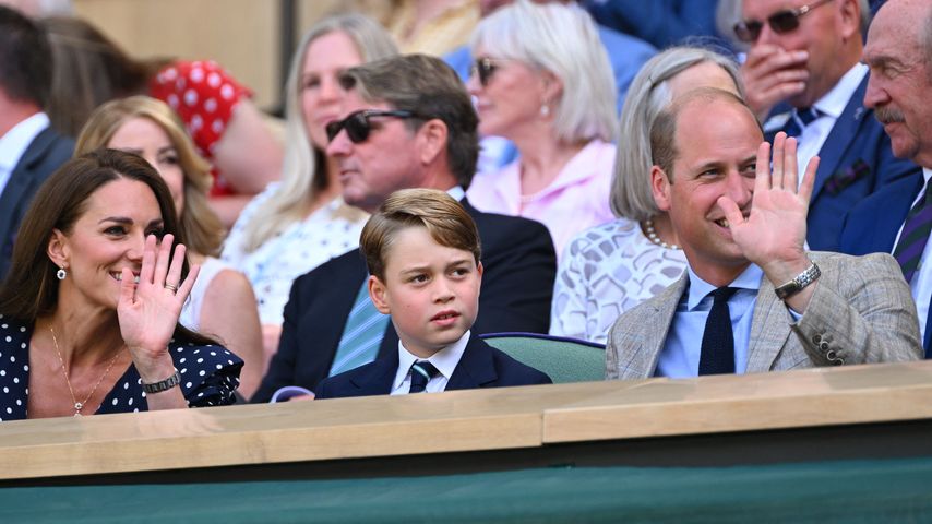 Herzogin Kate, Prinz George und Prinz William in Wimbledon 2022