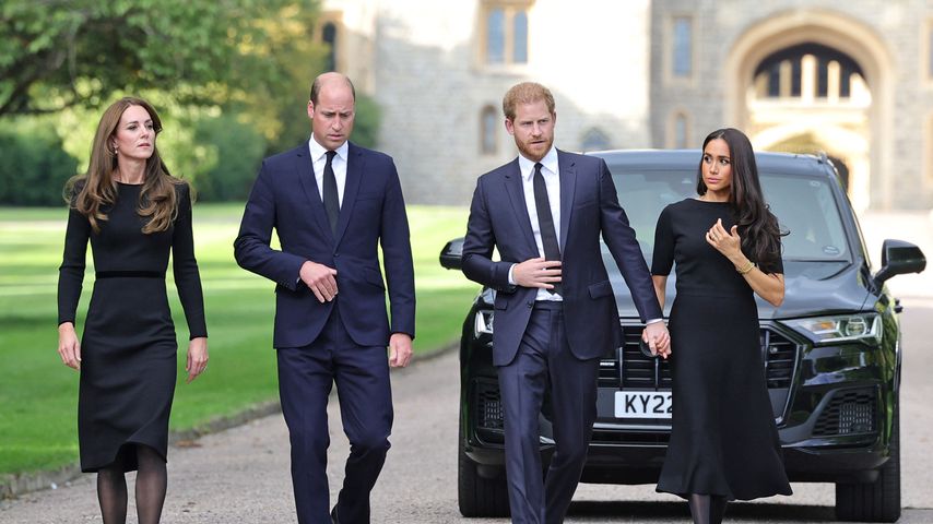 Herzogin Kate, Prinz William, Prinz Harry und Herzogin Meghan