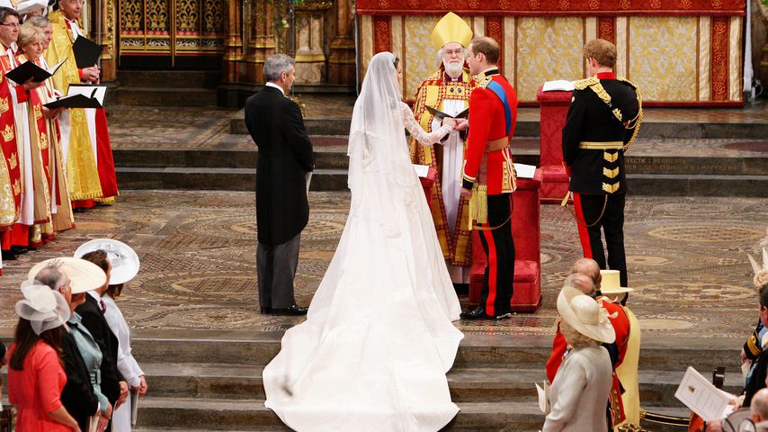 Herzogin Kate, Prinz William und der damalige Erzbischof von Canterbury