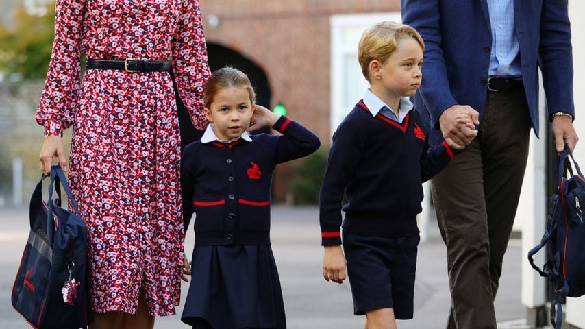 Herzogin Kate, Prinzessin Charlotte, Prinz George und Prinz William