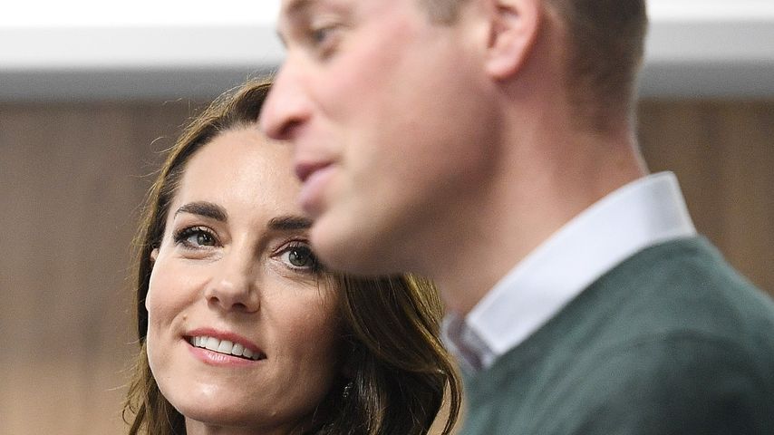 Herzogin Kate und Prinz William beim Besuch eines Spitals im Januar 2023