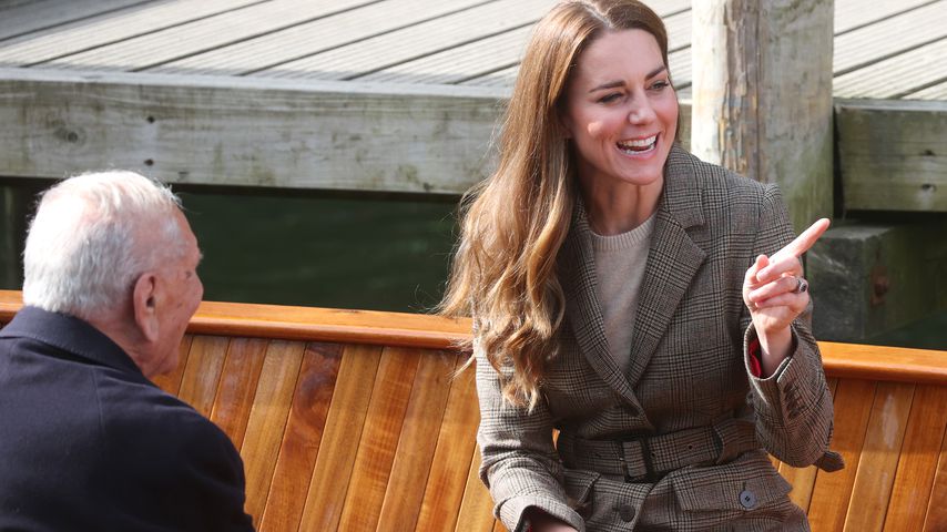 Herzogin Kate am Lake Windermere im September 2021