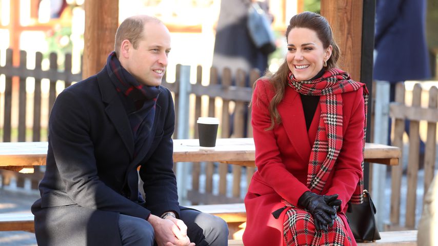 Seltener Einblick: William ist Kates Fels in der Brandung