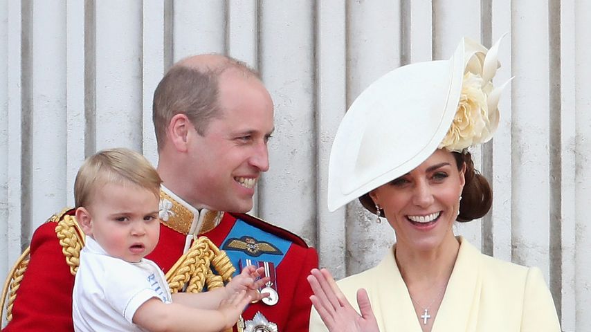 Herzogin Kate mit Prinz William und den drei Kindern, Juni 2019