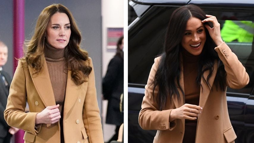 Style-Duell: Steht Kate oder Meghan dieser Look besser?