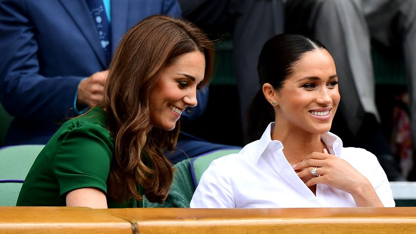 Herzogin Kate und Herzogin Meghan im Juli 2019 beim Wimbledon-Finale