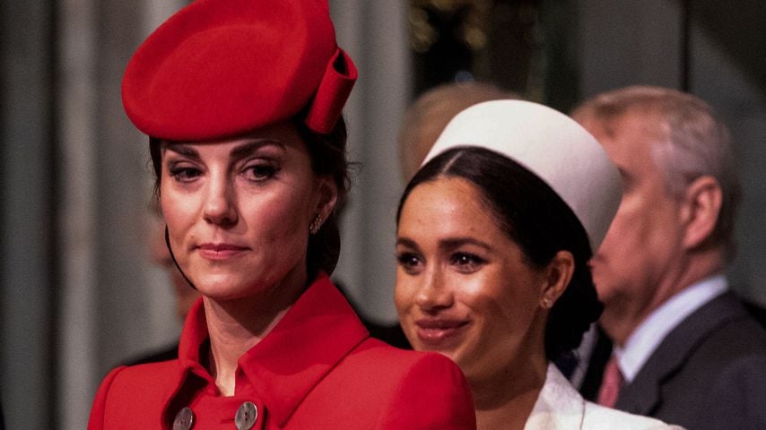 Herzogin Kate und Herzogin Meghan in der Westminster Abbey in London, 2019