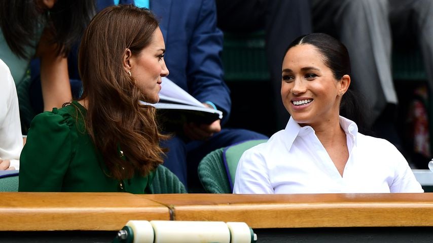 Herzogin Kate und Herzogin Meghan beim Wimbledon-Finale 2019
