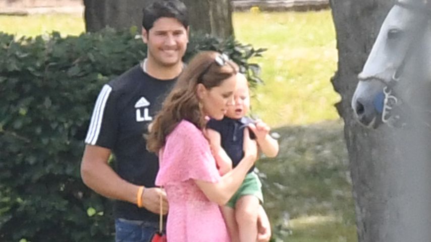 Herzogin Kate und ihr Sohn Prinz Louis