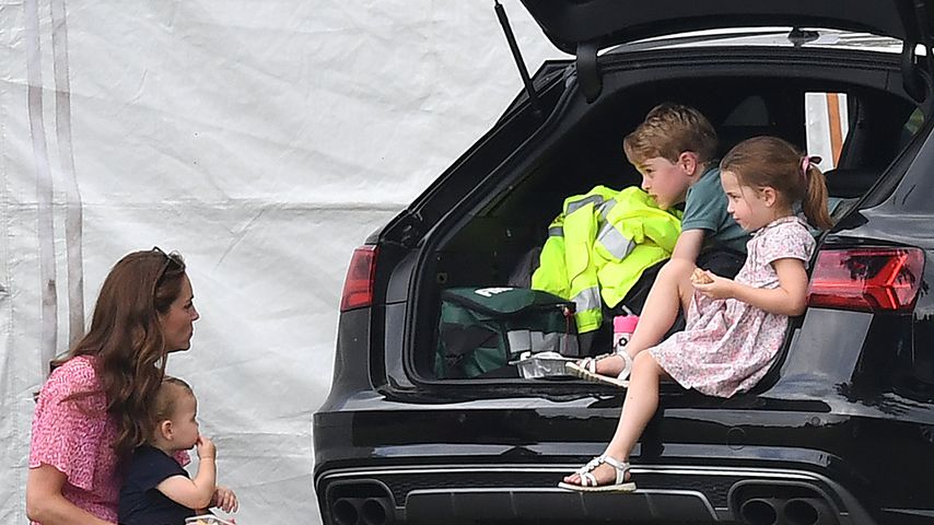 Herzogin Kate und ihre Kinder beim King Power Royal Charity Polo Day