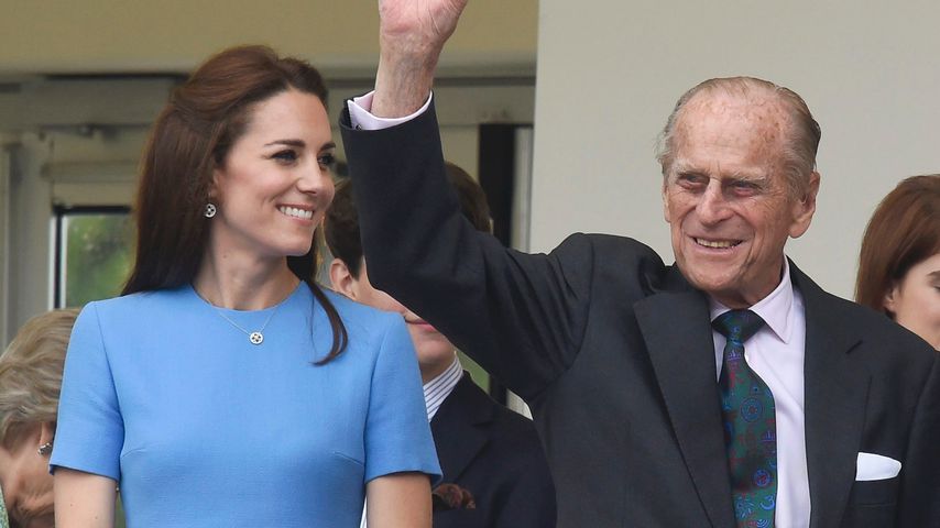 Herzogin Kate und Prinz Philip