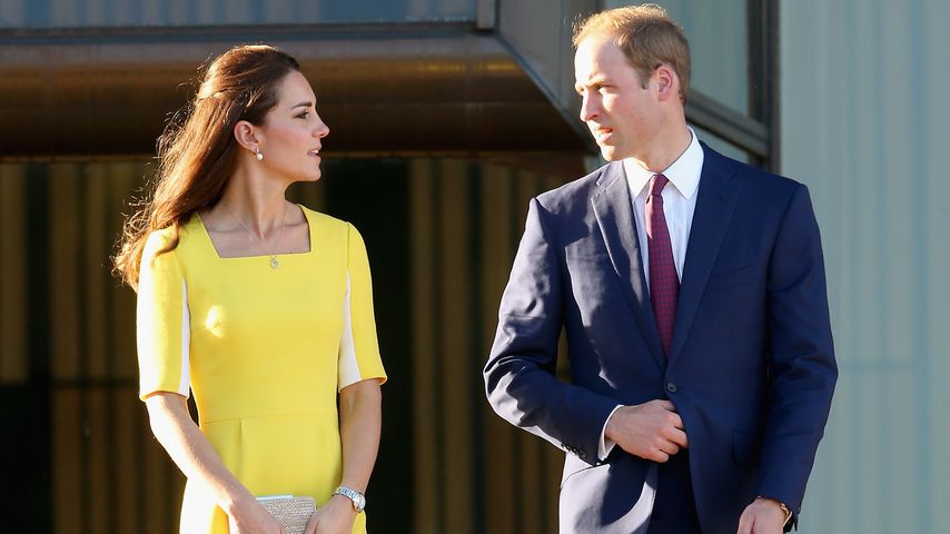 Wie eine Banane? Prinz William disste Kate für gelbes Kleid!