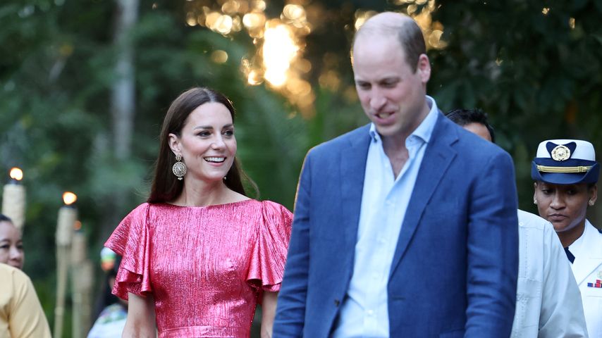 Herzogin Kate und Prinz William auf dem Empfang des Generalgouverneurs von Belize im März 2022