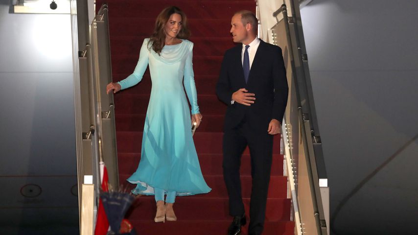 Herzogin Kate und Prinz William bei ihrer Ankunft in Pakistan, Oktober 2019
