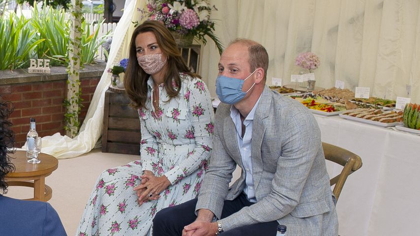 Herzogin Kate und Prinz William bei ihrem Besuch eines Seniorenheimes im August 2020