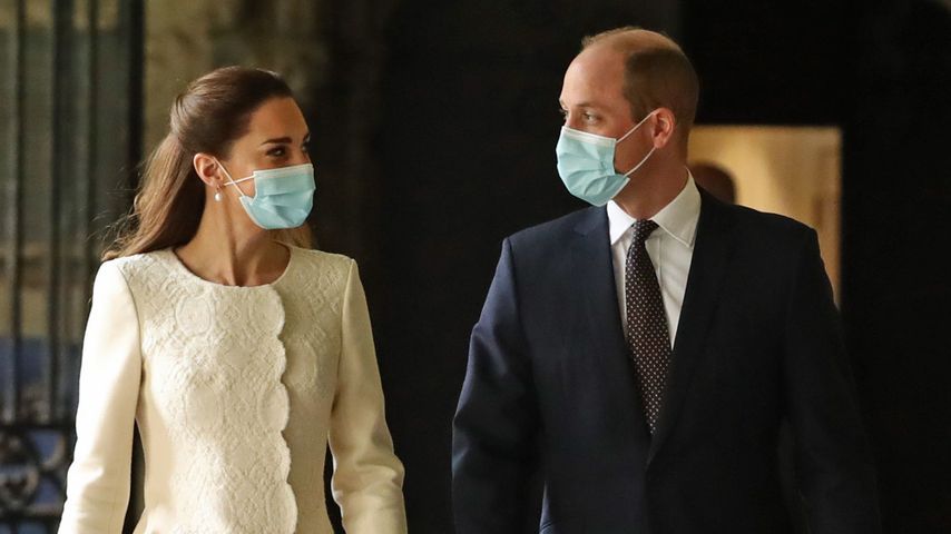Herzogin Kate und Prinz William in der Westminster Abbey, März 2021