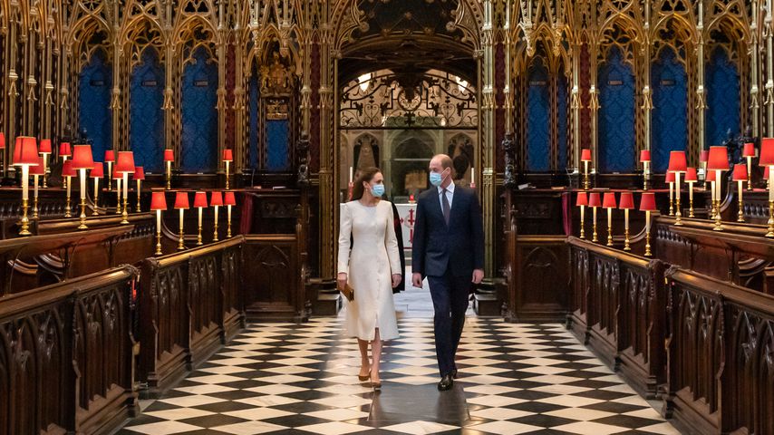 Fast zehn Jahre her: Kate und William besuchen Hochzeitsort