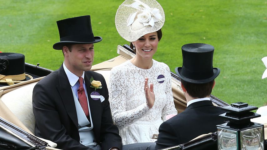 Prinz William und Herzogin Kate auf dem Weg zum Royal Ascot im Juni 2016