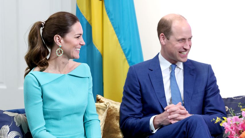 Herzogin Kate und Prinz William in Belize beim Treffen mit dem Premierminister der Bahamas