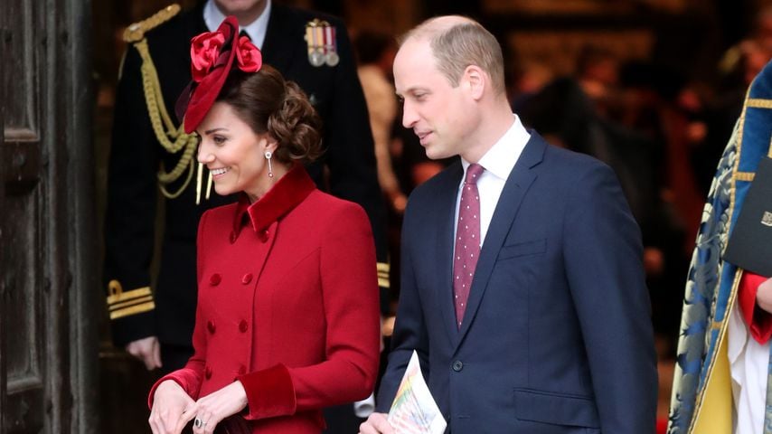 Herzogin Kate und Prinz William im März 2020 in London