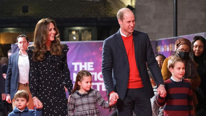 Herzogin Kate und Prinz William mit ihren Kids, Dezember 2020