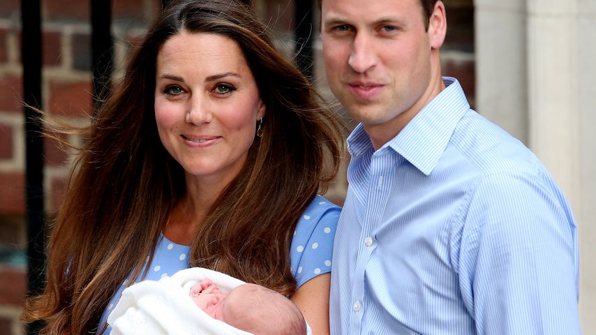 Prinz William und Kate übten ersten Auftritt mit Baby George