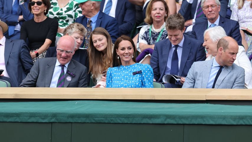 Herzogin Kate und Prinz William im Juli 2022 in Wimbledon