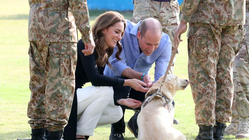 Herzogin Kate und Prinz William besuchen ein Hundetraining-Center in Pakistan