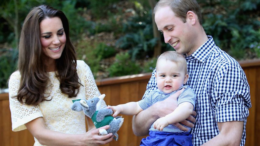 Herzogin Kate, Prinz William und Prinz George in Australien, 2014