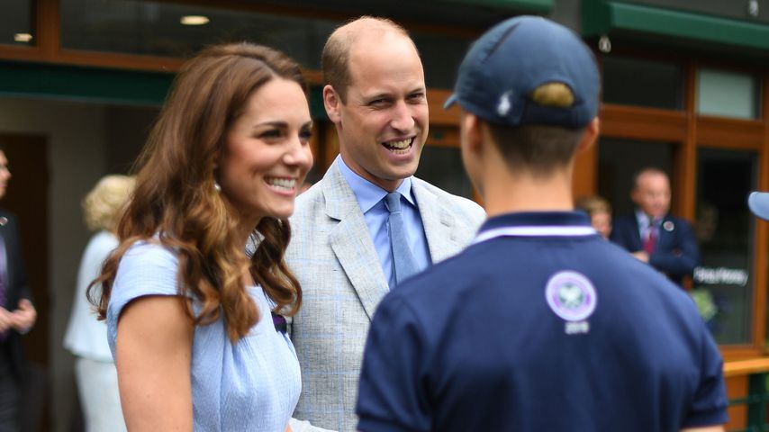 Farblich perfekt abgestimmt: Kate & William in Wimbledon