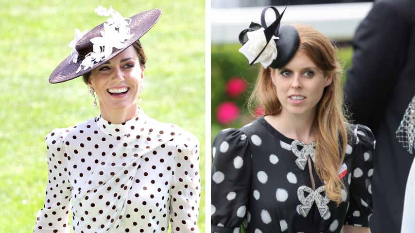 Nach Kate: Prinzessin Beatrice bezaubert in Punkte-Kleid
