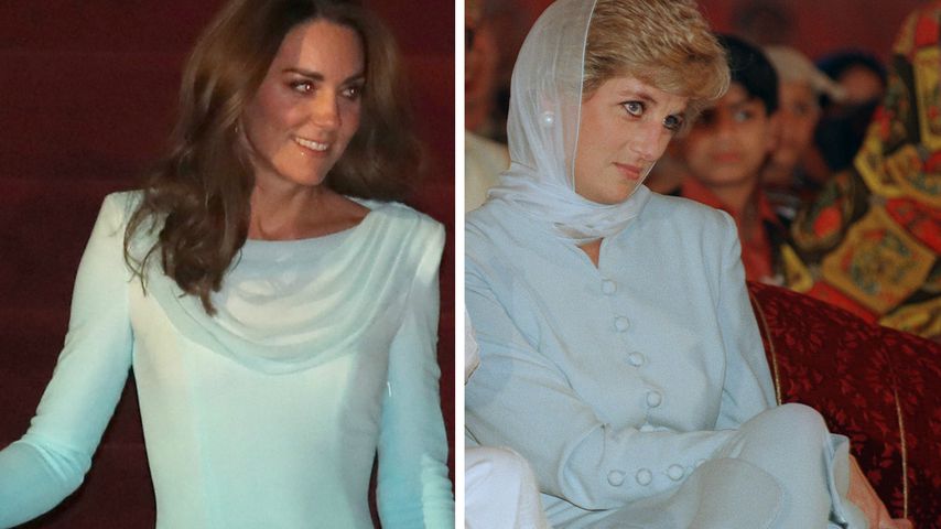Auf Pakistan-Tour: Kates Look erinnert an Prinzessin Diana