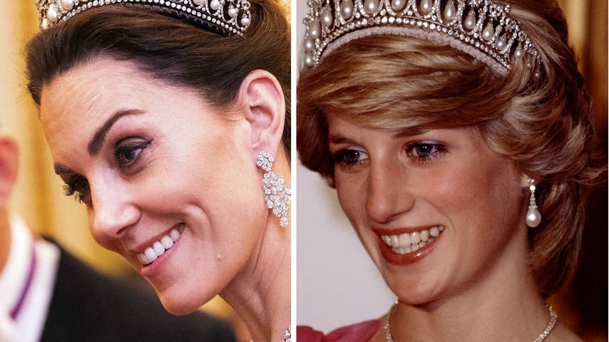 Collage: Herzogin Kate und Prinzessin Diana
