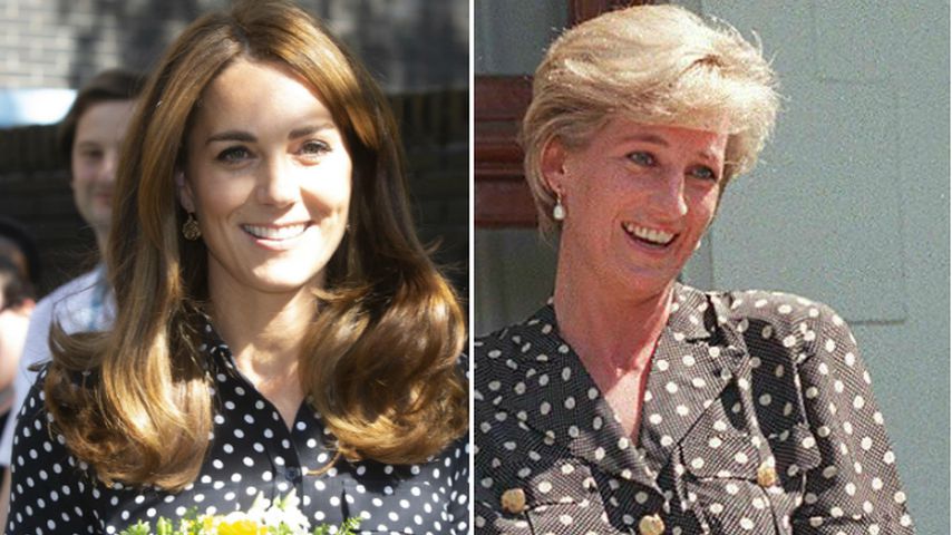 Wurde dieser Look von Herzogin Kate von Lady Di inspiriert?
